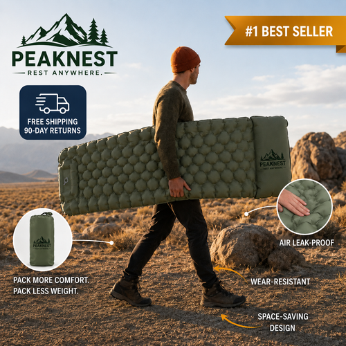PeakNest™ Ultralight Sleeping Pad