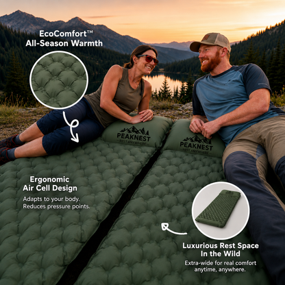 PeakNest™ Ultralight Sleeping Pad