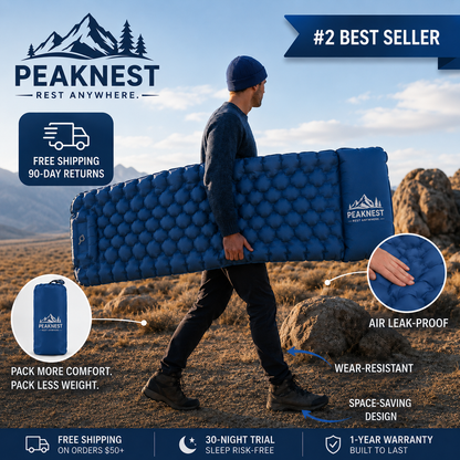PeakNest™ Ultralight Sleeping Pad