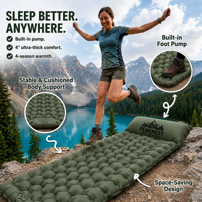PeakNest™ Ultralight Sleeping Pad